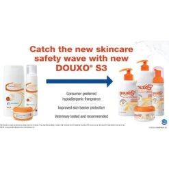 Douxo S3 PYO Antiseptic Antifungal Chlorhexidine Dog Mousse, 5.1-oz Bottle -Snuggle Paws 264188 PT6. AC SS1800 V1644336744
