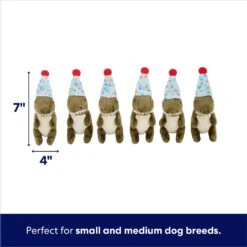 Frisco Birthday Volcano & Dinosaurs Hide & Seek Puzzle Plush Squeaky Dog Toy -Snuggle Paws 264424 PT2. AC SS1800 V1695761147