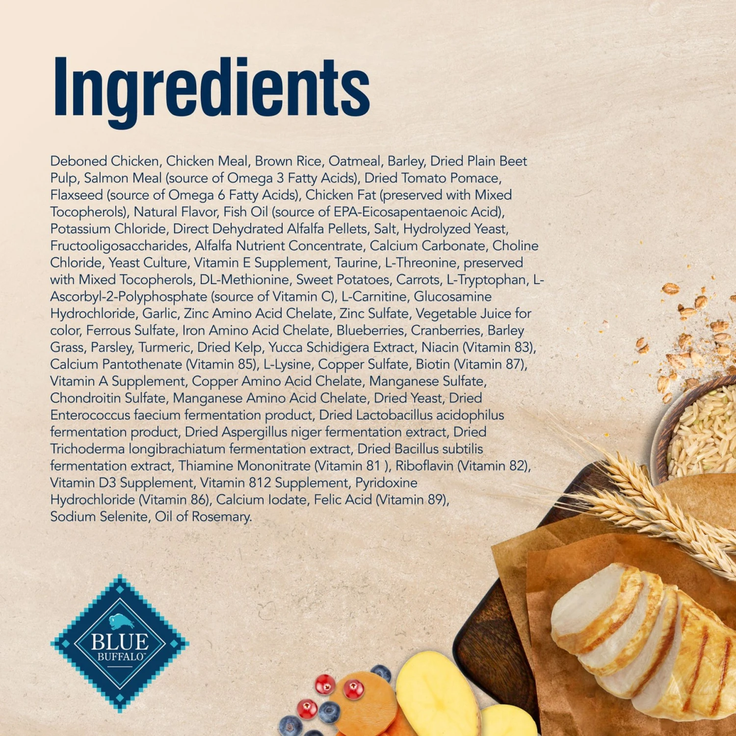 Blue Buffalo True Solutions Livin' Large Large Breed Formula Adult Dry Dog Food 7 Blue Buffalo True Solutions Livin' Large Large Breed Formula Adult Dry Dog Food - Image 5