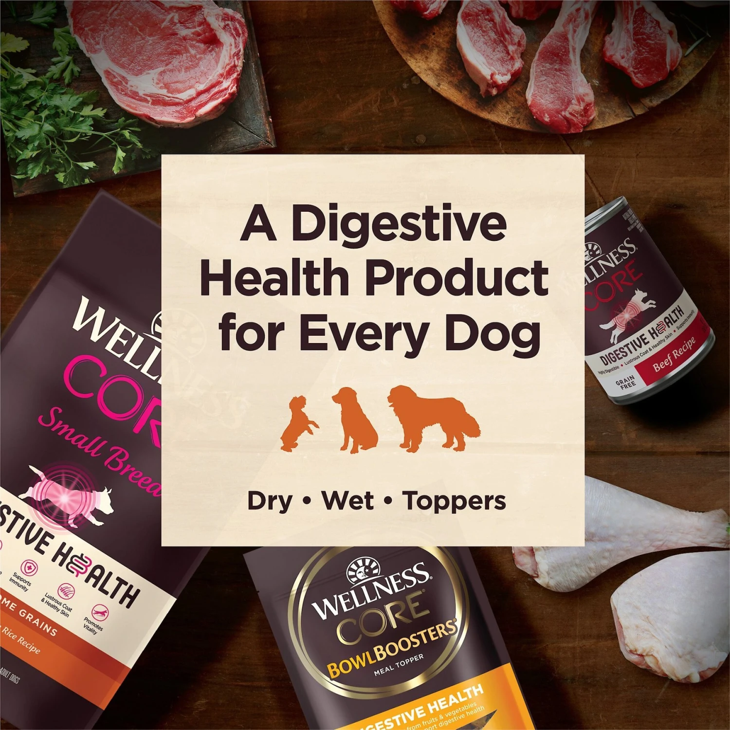 Wellness CORE Digestive Health Chicken Recipe Grain-Free Wet Dog Food 9 Wellness CORE Digestive Health Chicken Recipe Grain-Free Wet Dog Food - Image 7