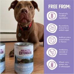 Health Extension Carolina Skillet Pork Recipe Grain-Free Wet Dog Food, 12.5-oz Can, Case Of 12 -Snuggle Paws 265831 PT6. AC SS1800 V1695932894