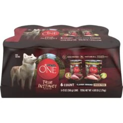 Purina ONE SmartBlend True Instinct Classic Ground Grain-Free Variety Pack Canned Dog Food
