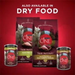 Purina ONE SmartBlend True Instinct Classic Ground Grain-Free Variety Pack Canned Dog Food -Snuggle Paws 265979 PT8. AC SS1800 V1671734930