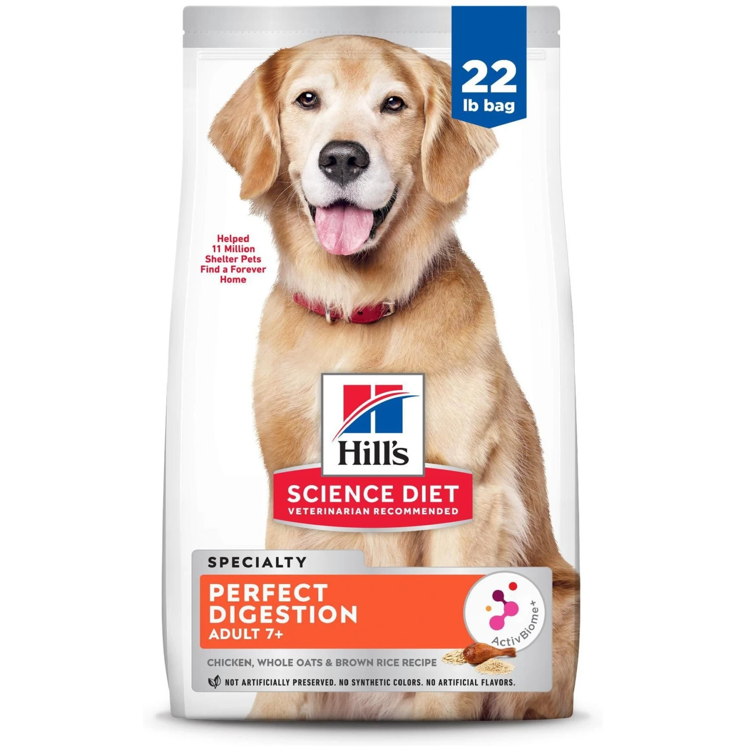 Hill's Science Diet Adult 7+ Perfect Digestion Chicken Dry Dog Food 3 Hill's Science Diet Adult 7+ Perfect Digestion Chicken Dry Dog Food