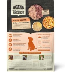 ACANA Wholesome Grains Puppy Recipe Dry Dog Food 13 ACANA Wholesome Grains Puppy Recipe Dry Dog Food -Snuggle Paws 267890 PT2. AC SS1800 V1696264368