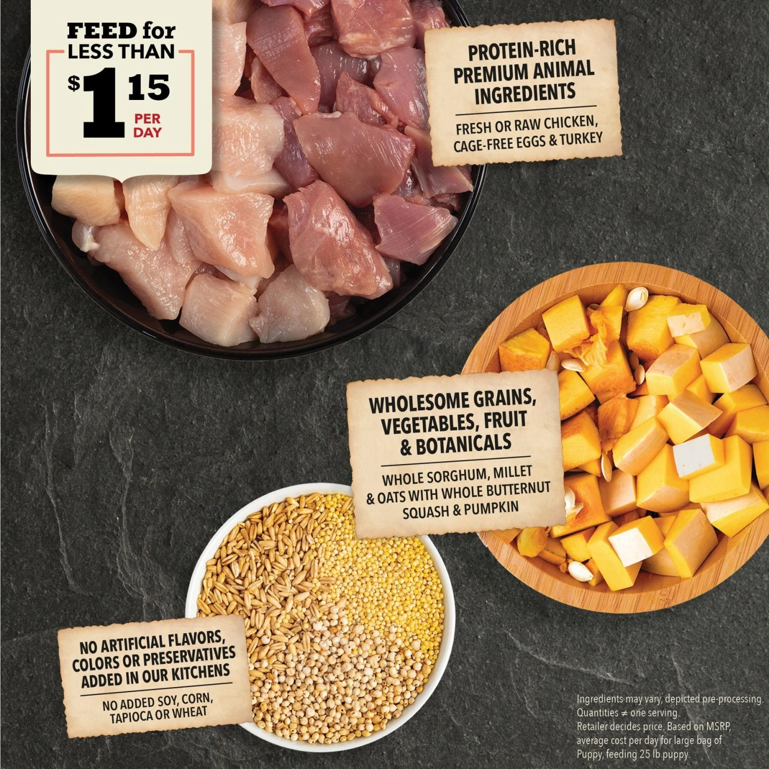 ACANA Wholesome Grains Puppy Recipe Dry Dog Food 6 ACANA Wholesome Grains Puppy Recipe Dry Dog Food - Image 4