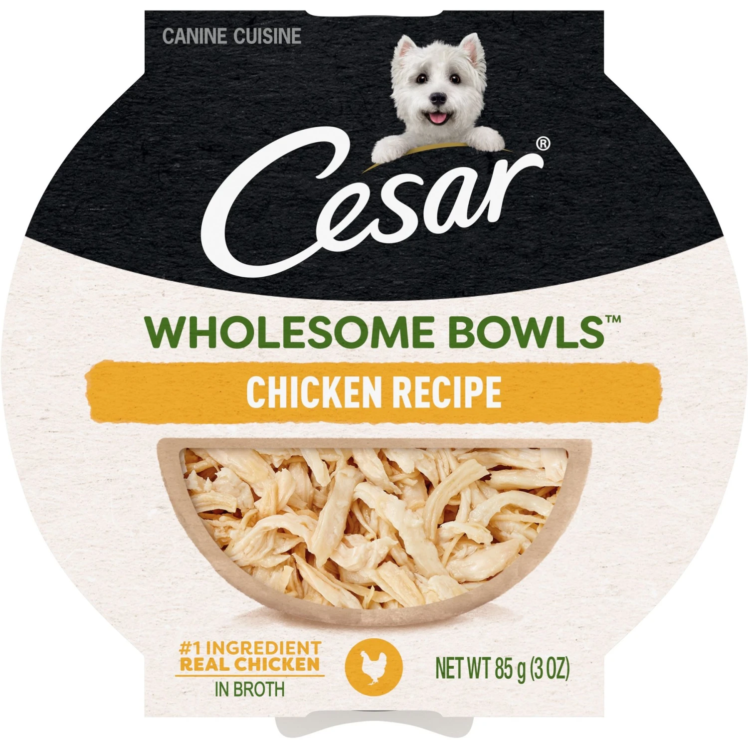 Cesar Wholesome Bowls Chicken Recipe Small Breed Adult Wet Dog Food 3 Cesar Wholesome Bowls Chicken Recipe Small Breed Adult Wet Dog Food