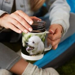 Frisco Basic Insulated Stainless Steel Personalized Mug, 10-oz -Snuggle Paws 271225 PT3. AC SS1800 V1620402126
