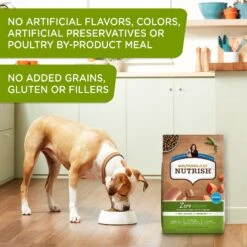 Rachael Ray Nutrish Zero Grain Natural Chicken & Sweet Potato Recipe Grain-Free Dry Dog Food -Snuggle Paws 271646 PT4. AC SS1800 V1612393879