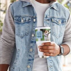 Frisco "Classic" Double Walled Personalized Tumbler. 30-oz -Snuggle Paws 272541 PT3. AC SS1800 V1625686024