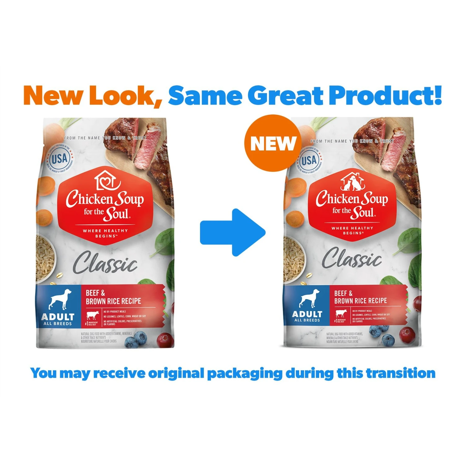 Chicken Soup For The Soul Beef & Brown Rice Recipe Adult Dry Dog Food 4 Chicken Soup For The Soul Beef & Brown Rice Recipe Adult Dry Dog Food - Image 2