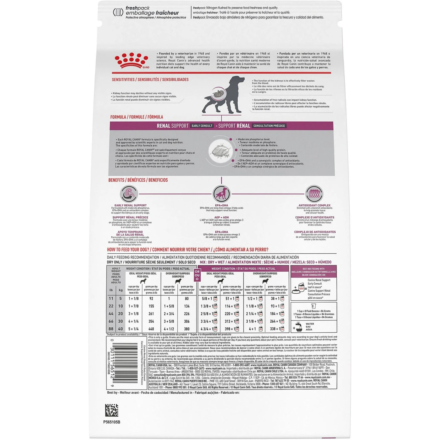 Royal Canin Veterinary Diet Renal Support Early Consult Dry Dog Food 4 Royal Canin Veterinary Diet Renal Support Early Consult Dry Dog Food - Image 2