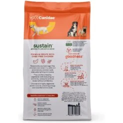 CANIDAE Sustain Premium Recipe Cage-Free Chicken Adult Dry Dog Food -Snuggle Paws 279134 PT1. AC SS1800 V1615425493