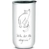 Punch Studio Who Let The Dogs In? Travel Mug, 11-oz 2 Punch Studio Who Let The Dogs In? Travel Mug, 11-oz -Snuggle Paws 280321 MAIN. AC SS1800 V1615903297
