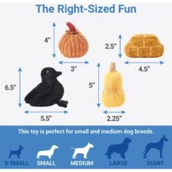 Frisco Fall Farmhouse Hide & Seek Puzzle Plush Squeaky Dog Toy -Snuggle Paws 285629 PT2. AC SS1800 V1636990881