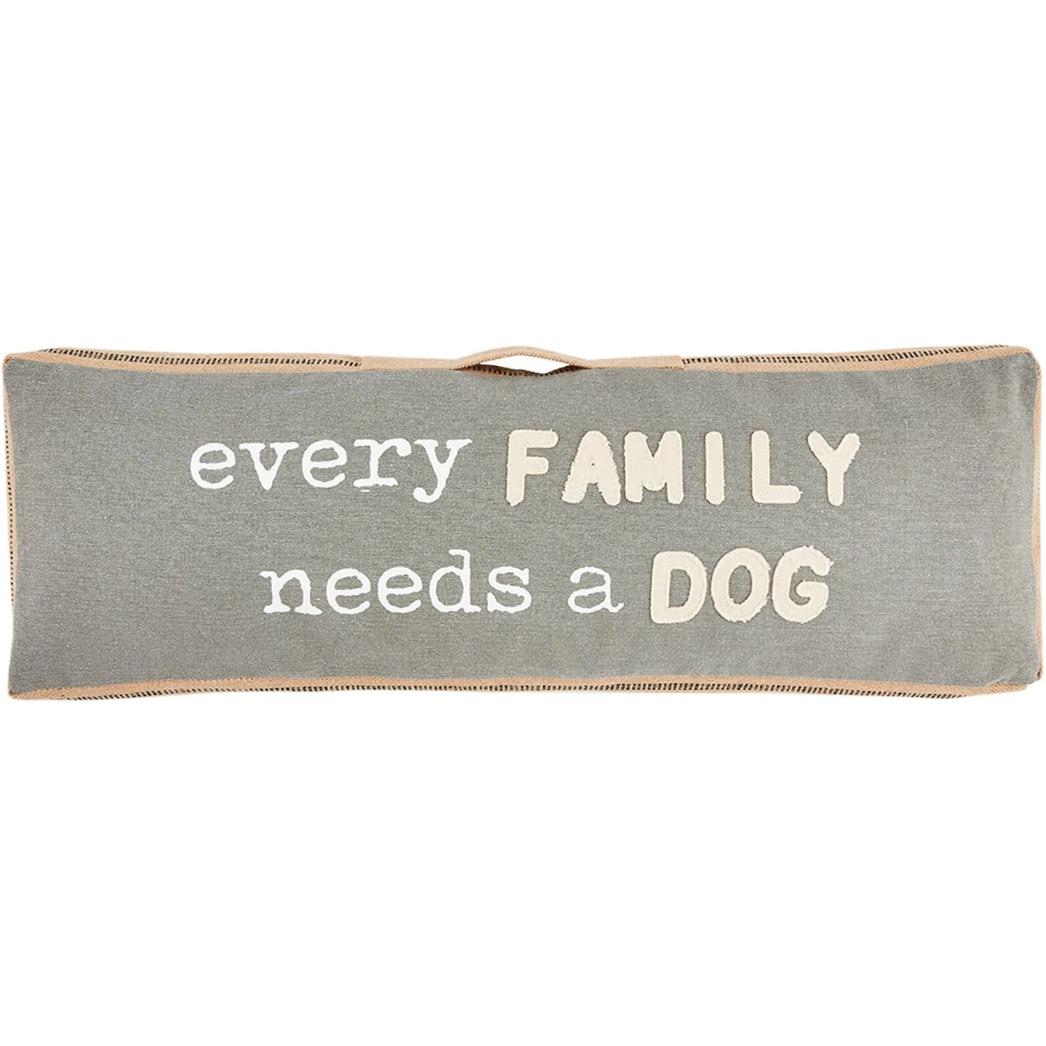 Mud Pie "Every Family Long" Pillow 3 Mud Pie "Every Family Long" Pillow