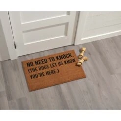 Mud Pie "No Need" Coir Mat -Snuggle Paws 288161 PT2. AC SS1800 V1620922379