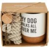 Mud Pie "My Dog" Leash & Mug Set -Snuggle Paws 288177 MAIN. AC SS1800 V1620922344