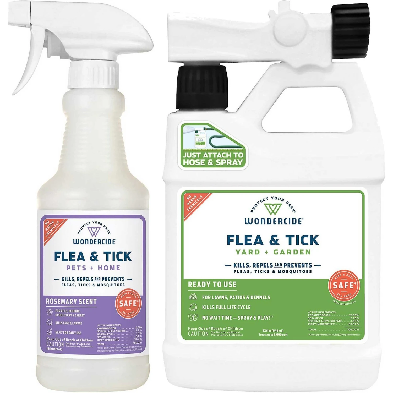 Wondercide Rosemary Home & Pet Flea & Tick Spray & Wondercide Yard & Garden Flea & Tick Spray 3 Wondercide Rosemary Home & Pet Flea & Tick Spray & Wondercide Yard & Garden Flea & Tick Spray