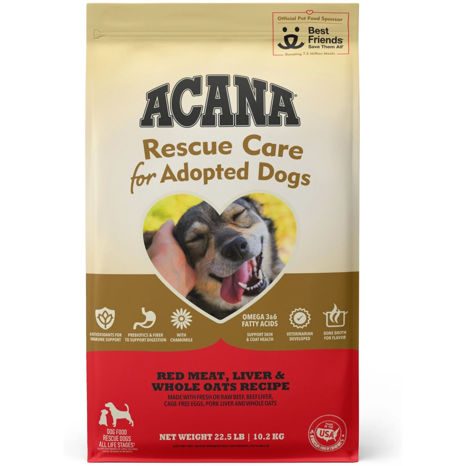 ACANA Rescue Care For Adopted Dogs Red Meat Sensitive Digestion Dry Dog Food 3 ACANA Rescue Care For Adopted Dogs Red Meat Sensitive Digestion Dry Dog Food