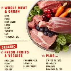 Stella & Chewy's Wild Red Raw Coated Kibble Grain-Free Red Meat Recipe Dry Dog Food -Snuggle Paws 291618 PT3. AC SS1800 V1645553121