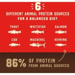 Stella & Chewy's Wild Red Raw Coated Kibble Grain-Free Ocean Recipe Dry Dog Food -Snuggle Paws 291621 PT5. AC SS1800 V1645579369