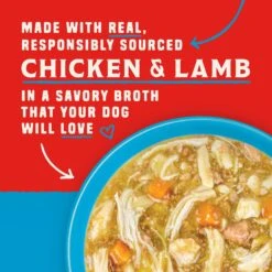 Stella & Chewy's Wild Red Grain-Free Chicken & Lamb Stew Wet Dog Food -Snuggle Paws 291653 PT2. AC SS1800 V1619854647