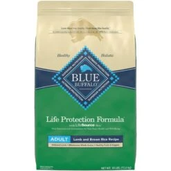 Blue Buffalo Life Protection Formula Adult Lamb & Brown Rice Recipe Dry Dog Food & Blue Buffalo Health Bars Baked With Bacon, Egg & Cheese Dog Treats 10 Blue Buffalo Life Protection Formula Adult Lamb & Brown Rice Recipe Dry Dog Food & Blue Buffalo Health Bars Baked With Bacon, Egg & Cheese Dog Treats -Snuggle Paws 292712 PT1. AC SS1800 V1619980035