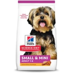 Hill's Science Diet Adult Small & Mini Chicken Meal & Rice Recipe Dry Dog Food & Greenies Teenie Dental Dog Treats -Snuggle Paws 293228 PT5. AC SS1800 V1692882992
