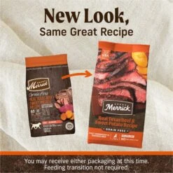 Merrick Real Texas Beef + Sweet Potato Recipe Grain-Free Chicken-Free Adult Dry Dog Food & Instinct Freeze-Dried Raw Boost Mixers Grain-Free Gut Health Recipe Dog Food Topper 13 Merrick Real Texas Beef + Sweet Potato Recipe Grain-Free Chicken-Free Adult Dry Dog Food & Instinct Freeze-Dried Raw Boost Mixers Grain-Free Gut Health Recipe Dog Food Topper -Snuggle Paws 293332 PT2. AC SS1800 V1670510501