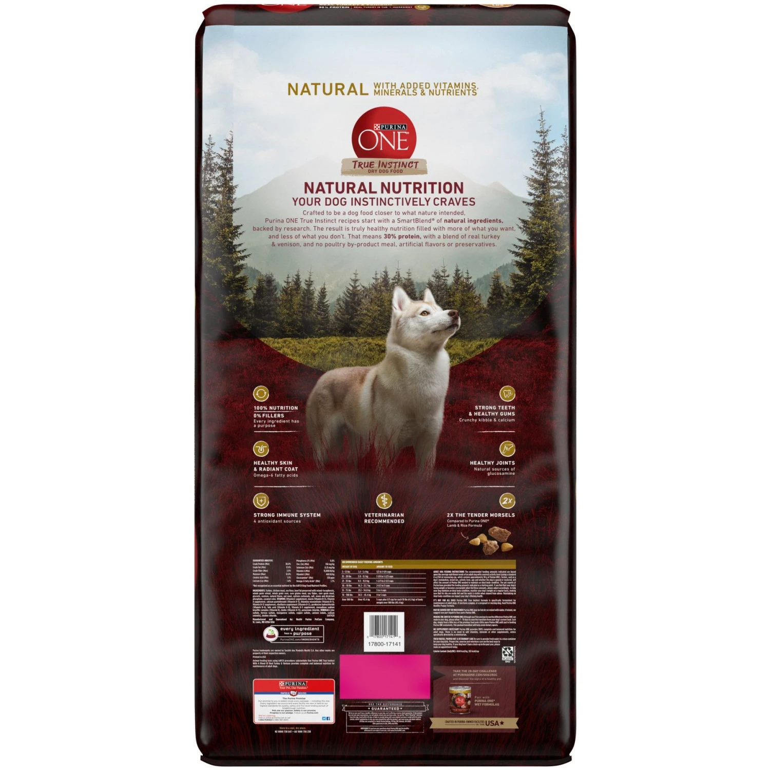 Purina ONE True Instinct Natural High Protein With Real Turkey & Venison Dry Dog Food & Milk-Bone Original Large Biscuit Dog Treats 9 Purina ONE True Instinct Natural High Protein With Real Turkey & Venison Dry Dog Food & Milk-Bone Original Large Biscuit Dog Treats - Image 7