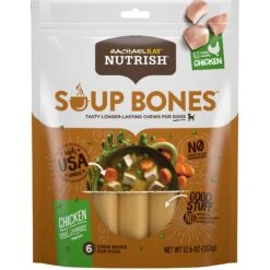 Rachael Ray Nutrish Limited Ingredient Lamb Meal & Brown Rice Recipe Dry Dog Food & Rachael Ray Nutrish Soup Bones Chicken & Veggies Flavor Dog Treats -Snuggle Paws 293728 PT5. AC SS1800 V1696953817