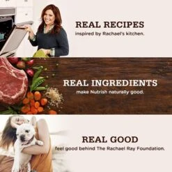 Rachael Ray Nutrish Limited Ingredient Lamb Meal & Brown Rice Recipe Dry Dog Food & Rachael Ray Nutrish Soup Bones Chicken & Veggies Flavor Dog Treats -Snuggle Paws 293728 PT8. AC SS1800 V1696953762