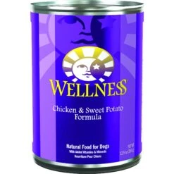 Wellness Complete Health Adult Deboned Chicken & Oatmeal Recipe Dry Dog Food & Wellness Complete Health Chicken & Sweet Potato Formula Natural Canned Dog Food -Snuggle Paws 293992 PT4. AC SS1800 V1621989510