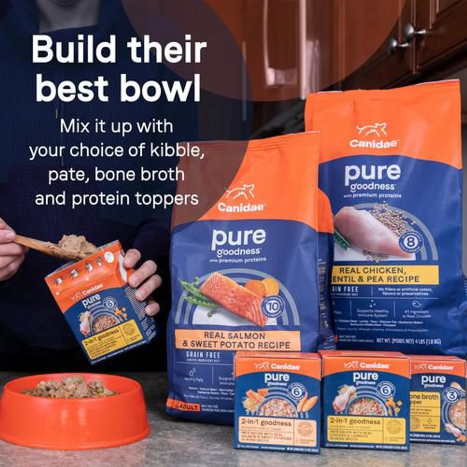 CANIDAE PURE With Wholesome Grains Real Salmon & Barley Recipe Adult Dry Dog Food 11 CANIDAE PURE With Wholesome Grains Real Salmon & Barley Recipe Adult Dry Dog Food - Image 9