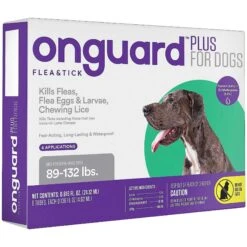 Capstar Flea Oral Treatment For Dogs, Over 25 Lbs & Onguard Plus Flea & Tick Spot Treatment For Dogs, 89-132 Lbs -Snuggle Paws 297658 PT4. AC SS1800 V1626730917