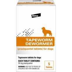 Capstar Flea Oral Treatment For Dogs, 2-25 Lbs & Elanco Dewormer For Tapeworms For Dogs -Snuggle Paws 297860 PT5. AC SS1800 V1640041067