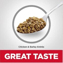 Hill's Science Diet Adult 7+ Small Bites Chicken Meal, Barley & Rice Recipe Dry Dog Food & Hill's Science Diet Adult 7+ Chicken & Barley Entree Canned Dog Food -Snuggle Paws 298084 PT6. AC SS1800 V1621293444