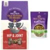 Old Mother Hubbard By Wellness Mother's Solutions Hip & Joint Natural Oven-Baked Biscuits Dog Treats & Wellness CORE Bowl Boosters Joint Health Adult Dry Dog Food Topper, 4-oz Bag