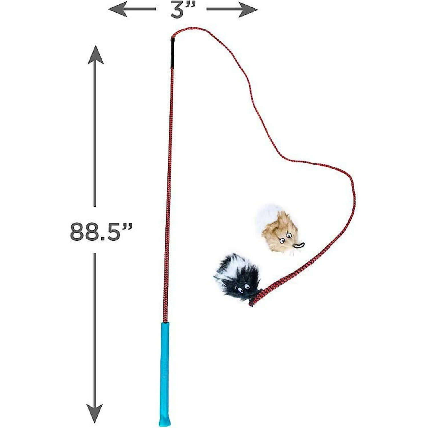 Outward Hound Tail Teaser With Refill Dog & Cat Teaser Toy & Wellness Soft Puppy Bites Lamb & Salmon Recipe Grain-Free Natural Dog Treats 5 Outward Hound Tail Teaser With Refill Dog & Cat Teaser Toy & Wellness Soft Puppy Bites Lamb & Salmon Recipe Grain-Free Natural Dog Treats - Image 3