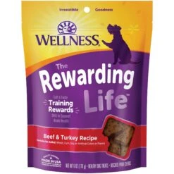 Wellness Complete Health Senior Deboned Chicken & Barley Recipe Dry Dog Food & Wellness Rewarding Life Beef & Turkey Grain-Free Soft & Chewy Natural Dog Treats 15 Wellness Complete Health Senior Deboned Chicken & Barley Recipe Dry Dog Food & Wellness Rewarding Life Beef & Turkey Grain-Free Soft & Chewy Natural Dog Treats -Snuggle Paws 298684 PT4. AC SS1800 V1678300299