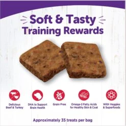 Wellness Complete Health Senior Deboned Chicken & Barley Recipe Dry Dog Food & Wellness Rewarding Life Beef & Turkey Grain-Free Soft & Chewy Natural Dog Treats 16 Wellness Complete Health Senior Deboned Chicken & Barley Recipe Dry Dog Food & Wellness Rewarding Life Beef & Turkey Grain-Free Soft & Chewy Natural Dog Treats -Snuggle Paws 298684 PT5. AC SS1800 V1678371805