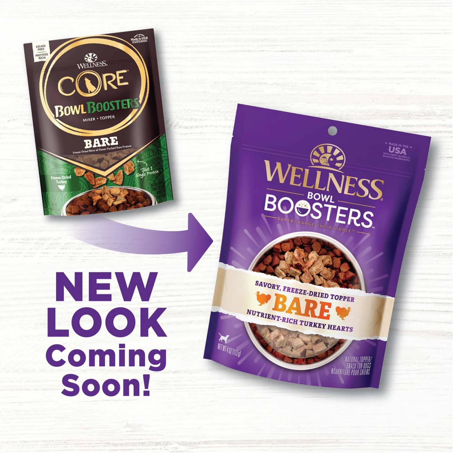 Wellness CORE Grain-Free Small Breed Turkey & Chicken Recipe Dry Dog Food & Wellness CORE Bowl Boosters Bare Turkey Freeze-Dried Dog Food Mixer Or Topper 9 Wellness CORE Grain-Free Small Breed Turkey & Chicken Recipe Dry Dog Food & Wellness CORE Bowl Boosters Bare Turkey Freeze-Dried Dog Food Mixer Or Topper - Image 7