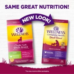 Wellness Small Breed Complete Health Adult Turkey & Oatmeal Recipe Natural Dry Dog Food & Wellness CORE Bowl Boosters Bare Turkey Freeze-Dried Dog Food Mixer Or Topper -Snuggle Paws 298746 PT2. AC SS1800 V1703195474