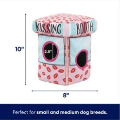 Frisco Valentine Kissing Booth Hide & Seek Puzzle Plush Squeaky Dog Toy -Snuggle Paws 298943 PT1. AC SS1800 V1701364810