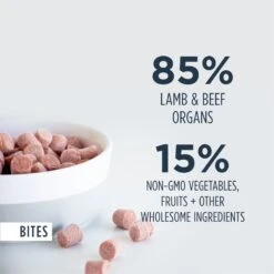 Instinct Bites Lamb Recipe Grain-Free Grass-Fed Raw Frozen Dog Food -Snuggle Paws 301673 PT2. AC SS1800 V1668202350