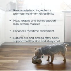 Instinct Bites Lamb Recipe Grain-Free Grass-Fed Raw Frozen Dog Food -Snuggle Paws 301673 PT4. AC SS1800 V1668199706