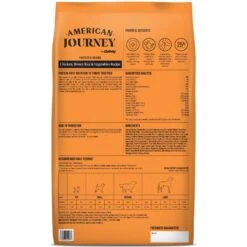 American Journey Protein & Grains Senior Chicken, Brown Rice & Vegetables Recipe Dry Dog Food & American Journey Poultry & Beef Variety Pack Grain-Free Canned Dog Food -Snuggle Paws 302228 PT6. AC SS1800 V1694615947