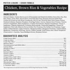 American Journey Protein & Grains Senior Chicken, Brown Rice & Vegetables Recipe Dry Dog Food & American Journey Poultry & Beef Variety Pack Grain-Free Canned Dog Food -Snuggle Paws 302228 PT7. AC SS1800 V1694617134