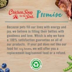 Chicken Soup For The Soul Lamb & Pea Recipe Grain-Free Dry Dog Food, 10-lb Bag -Snuggle Paws 305232 PT6. AC SS1800 V1622847513